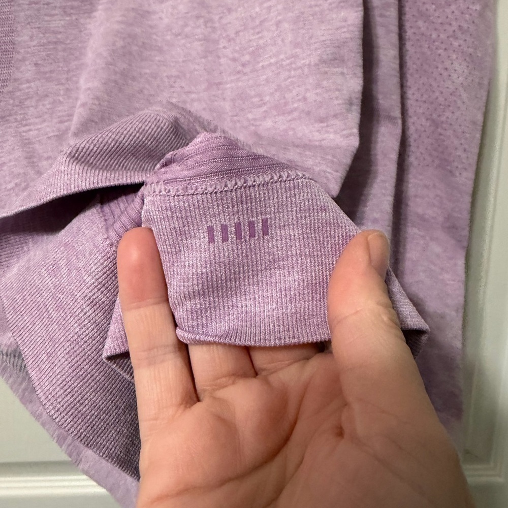 Lululemon swiftly breathe muscle tank top size 12 euc - Picture 3 of 5